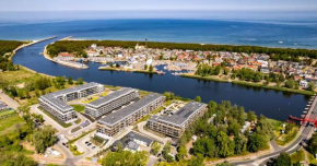 Apartament DZIWNA RIVER z frontowym widokiem na rzekę i basenem Dziwnów EPapartamenty in Dziwnów